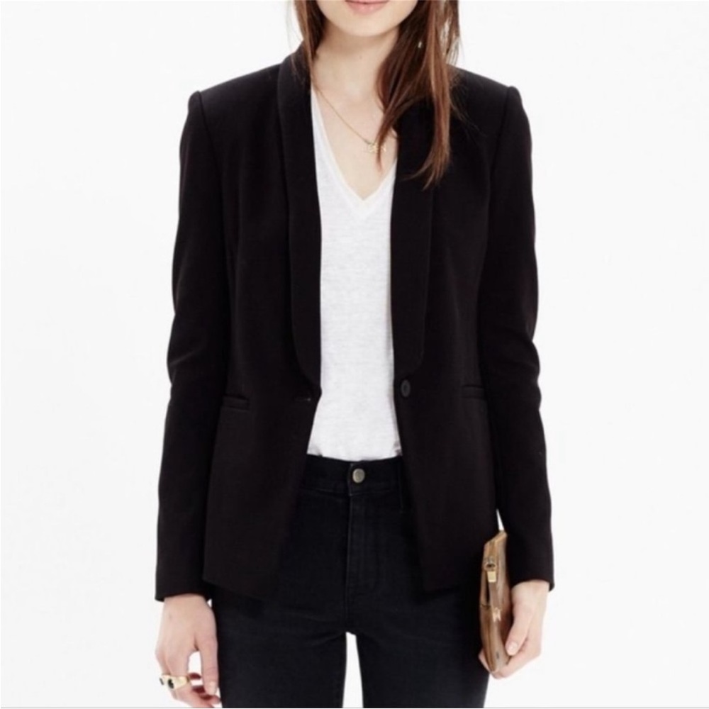 Madewell Black Tailored Blazer